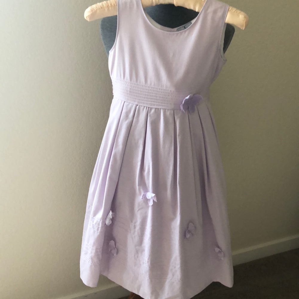 Beautiful light Purple Dress with Butterflies